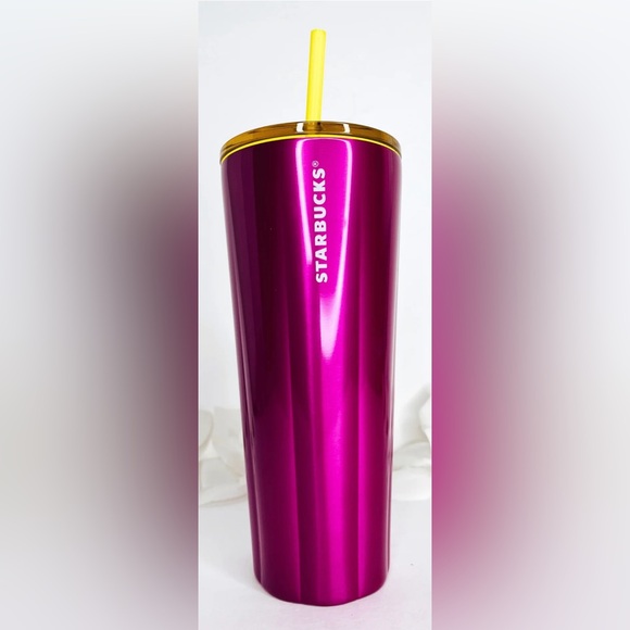 Starbucks Other - Starbucks Pink & Yellow Tumbler